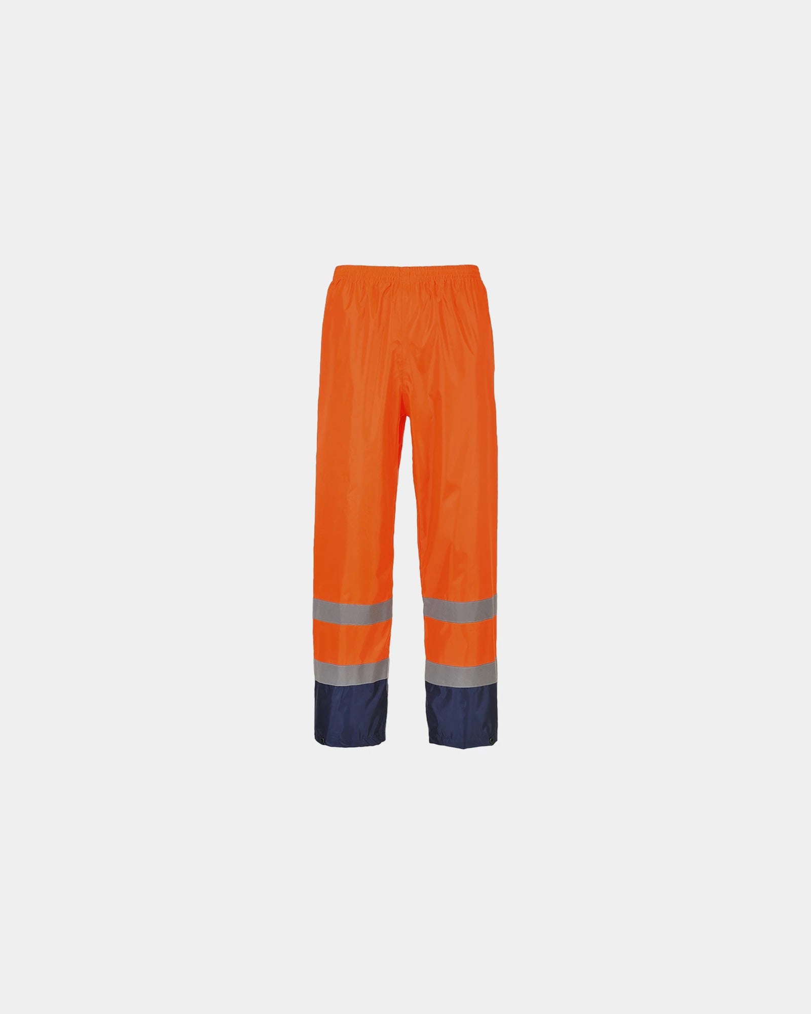 Spodnie przeciwdeszczowe Hi-Vis wodoodporne z nadrukiem - Pomarańczowy